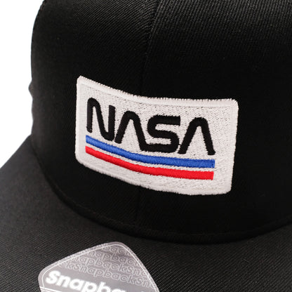 Black - Lifestyle - NASA Mens USA Baseball Cap