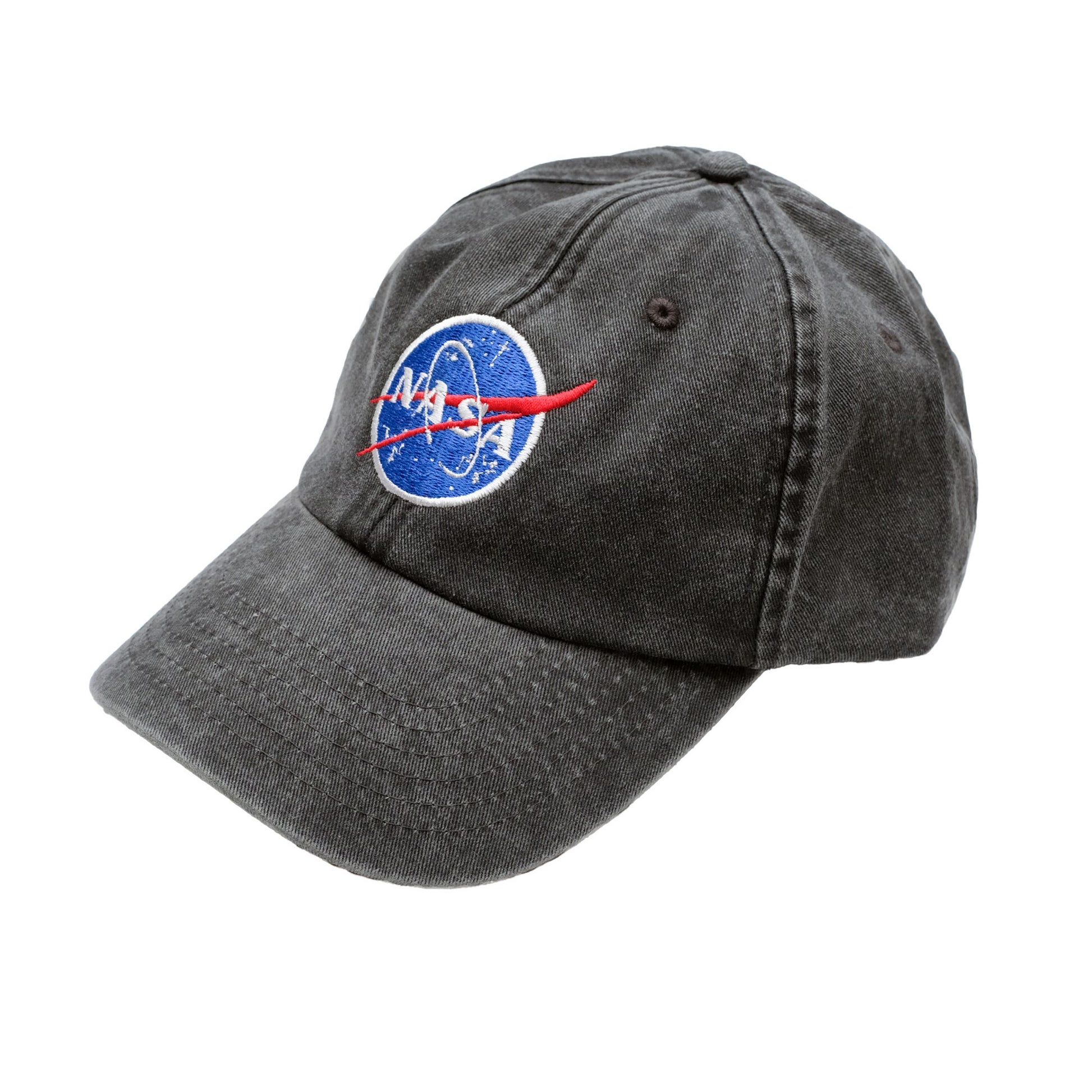 Vintage Black - Side - NASA Mens Meatball Vintage Baseball Cap