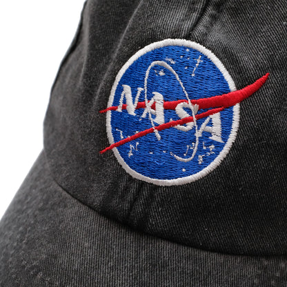 Vintage Black - Lifestyle - NASA Mens Meatball Vintage Baseball Cap