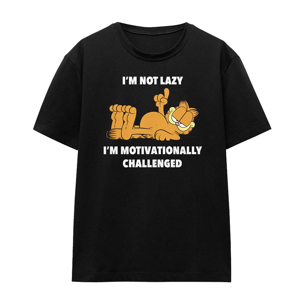 Black - Front - Garfield Womens-Ladies Track And Field T-Shirt
