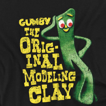 Black - Side - Gumby Unisex Adult So Punny Long-Sleeved T-Shirt