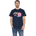 Navy - Back - SpongeBob SquarePants Unisex Adult Gary The Snail T-Shirt