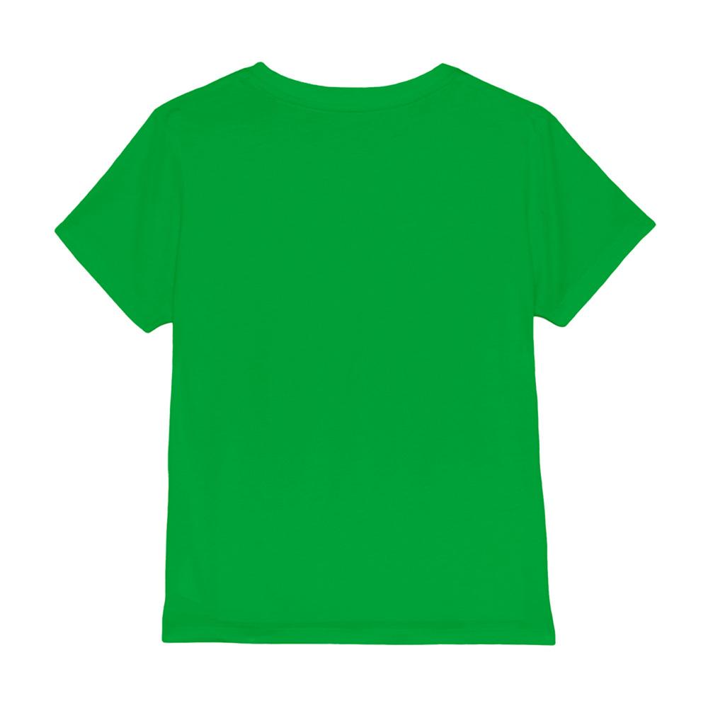 Kelly Green - Side - Peppa Pig Childrens-Kids Evie Pig Santa Hat T-Shirt