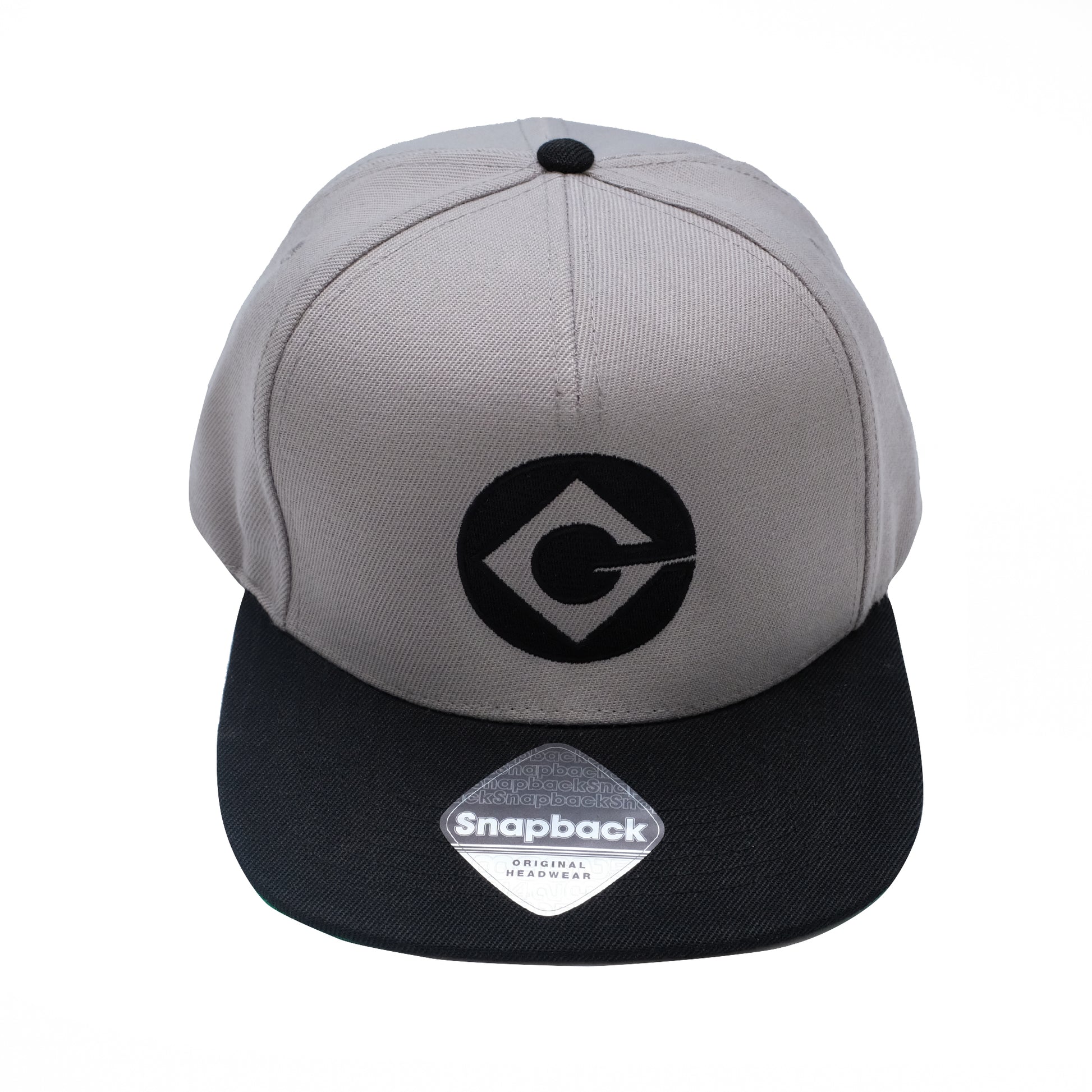Grey-Black - Front - Minions Mens Gru Symbol Baseball Cap