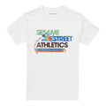 White - Front - Sesame Street Unisex Adult Athletic T-Shirt