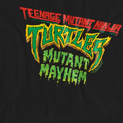 Black - Side - Teenage Mutant Ninja Turtles: Mutant Mayhem Womens-Ladies Logo T-Shirt