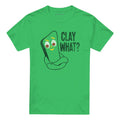 Kelly Green - Front - Gumby Unisex Adult Clay What T-Shirt