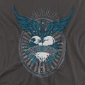 Charcoal - Back - Bon Jovi Unisex Adult Winged Heart T-Shirt