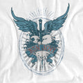 White - Back - Bon Jovi Unisex Adult Winged Heart T-Shirt