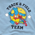 Light Blue - Side - Sesame Street Unisex Adult Track Field Elmo T-Shirt