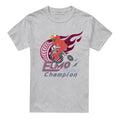 Athletic Heather - Front - Sesame Street Unisex Adult Cycle Champion Elmo Heather T-Shirt
