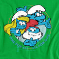 Kelly Green - Back - The Smurfs Unisex Adult All For One T-Shirt