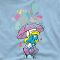 Light Blue - Side - The Smurfs Unisex Adult Magical Umbrella T-Shirt