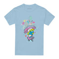 Light Blue - Front - The Smurfs Unisex Adult Magical Umbrella T-Shirt