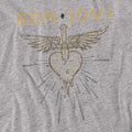 Athletic Heather - Back - Bon Jovi Unisex Adult Greatest Hits T-Shirt