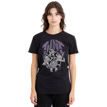 Black - Back - Teenage Mutant Ninja Turtles: Mutant Mayhem Womens-Ladies World Tour T-Shirt