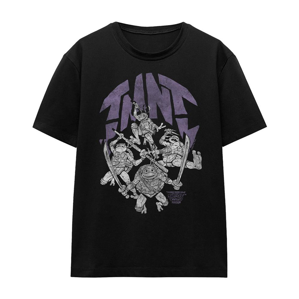 Black - Front - Teenage Mutant Ninja Turtles: Mutant Mayhem Womens-Ladies World Tour T-Shirt
