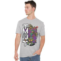 Athletic Heather - Back - Teenage Mutant Ninja Turtles: Mutant Mayhem Unisex Adult Stacked Heather T-Shirt