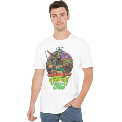 White - Back - Teenage Mutant Ninja Turtles: Mutant Mayhem Unisex Adult Squad T-Shirt