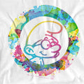 White - Side - The Smurfs Unisex Adult Brainy Smurf Watercolour T-Shirt