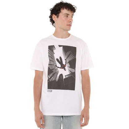 White - Side - Spider-Man: Miles Morales Mens Sky T-Shirt