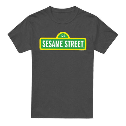 Red - Front - Sesame Street Unisex Adult Furry Friend Little Mouse Heather T-Shirt