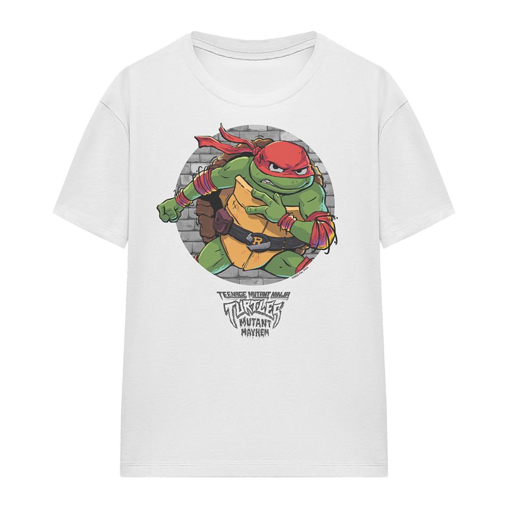 White - Front - Teenage Mutant Ninja Turtles: Mutant Mayhem Womens-Ladies Raphael Pose T-Shirt