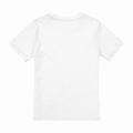 White - Back - Captain America Childrens-Kids Ziptone Shield T-Shirt