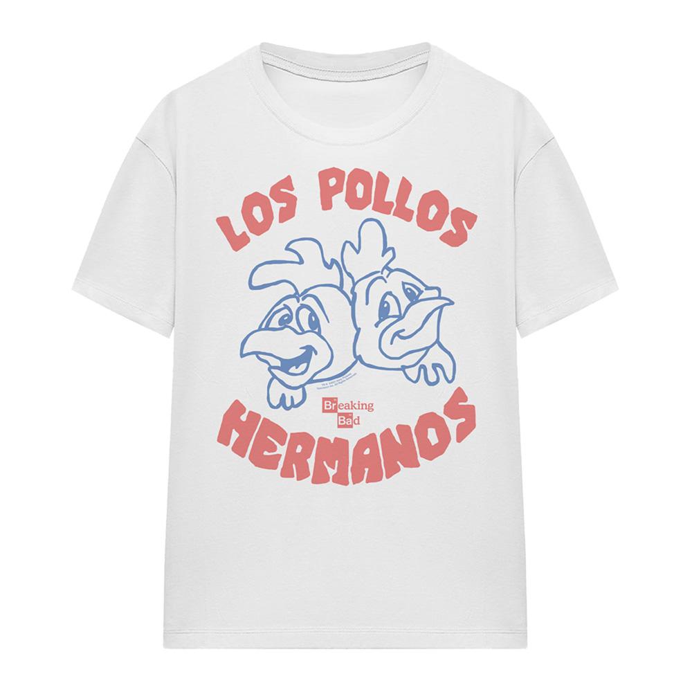 White - Front - Breaking Bad Womens-Ladies Los Pollos Hermanos T-Shirt