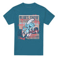 Slate - Front - The Smurfs Unisex Adult Blues Show Poster T-Shirt