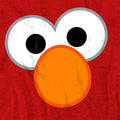 Red - Side - Sesame Street Unisex Adult Elmo Eyes Heather T-Shirt