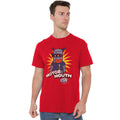 Red - Back - Dubble Bubble Unisex Adult Motor Mouth T-Shirt