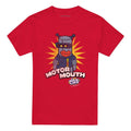 Red - Front - Dubble Bubble Unisex Adult Motor Mouth T-Shirt