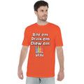 Orange - Back - Dubble Bubble Unisex Adult Bite Drink Chew T-Shirt