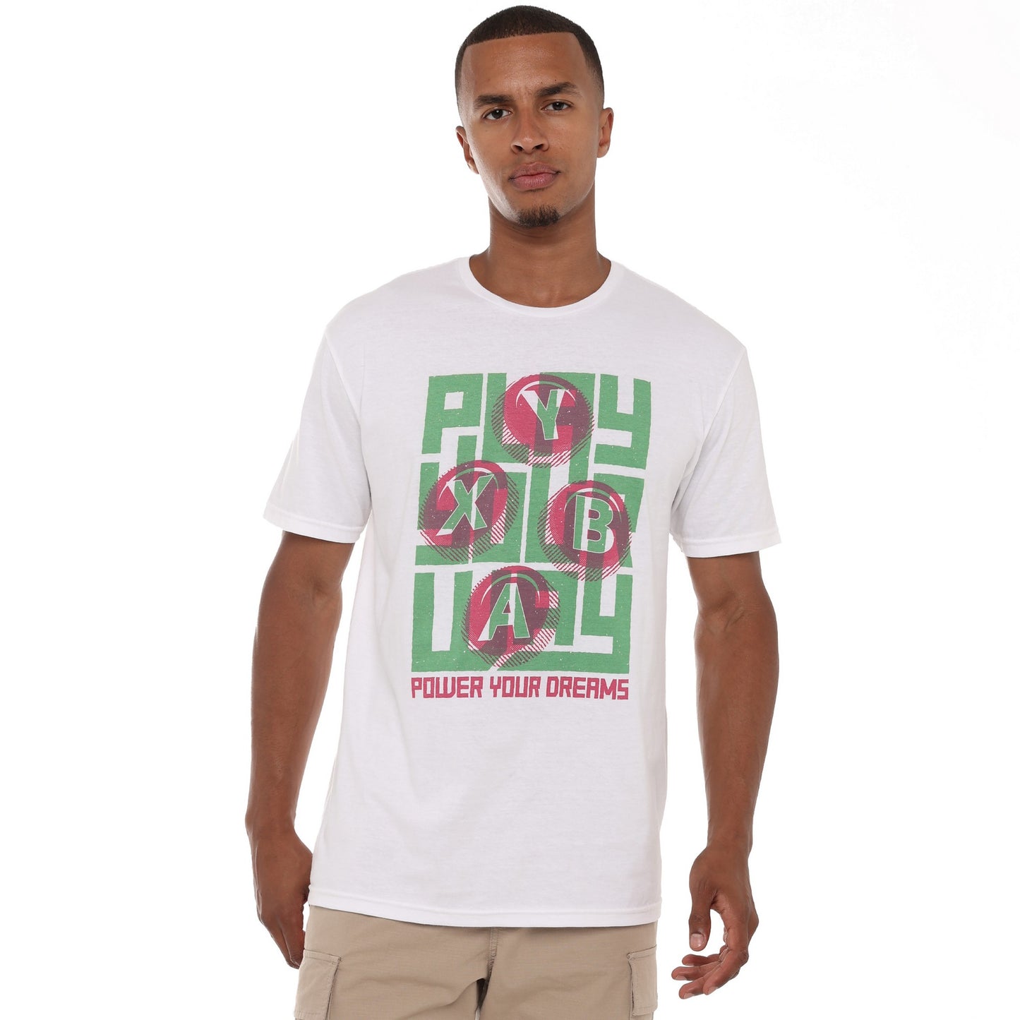 White - Side - Xbox Mens Play Your Way T-Shirt