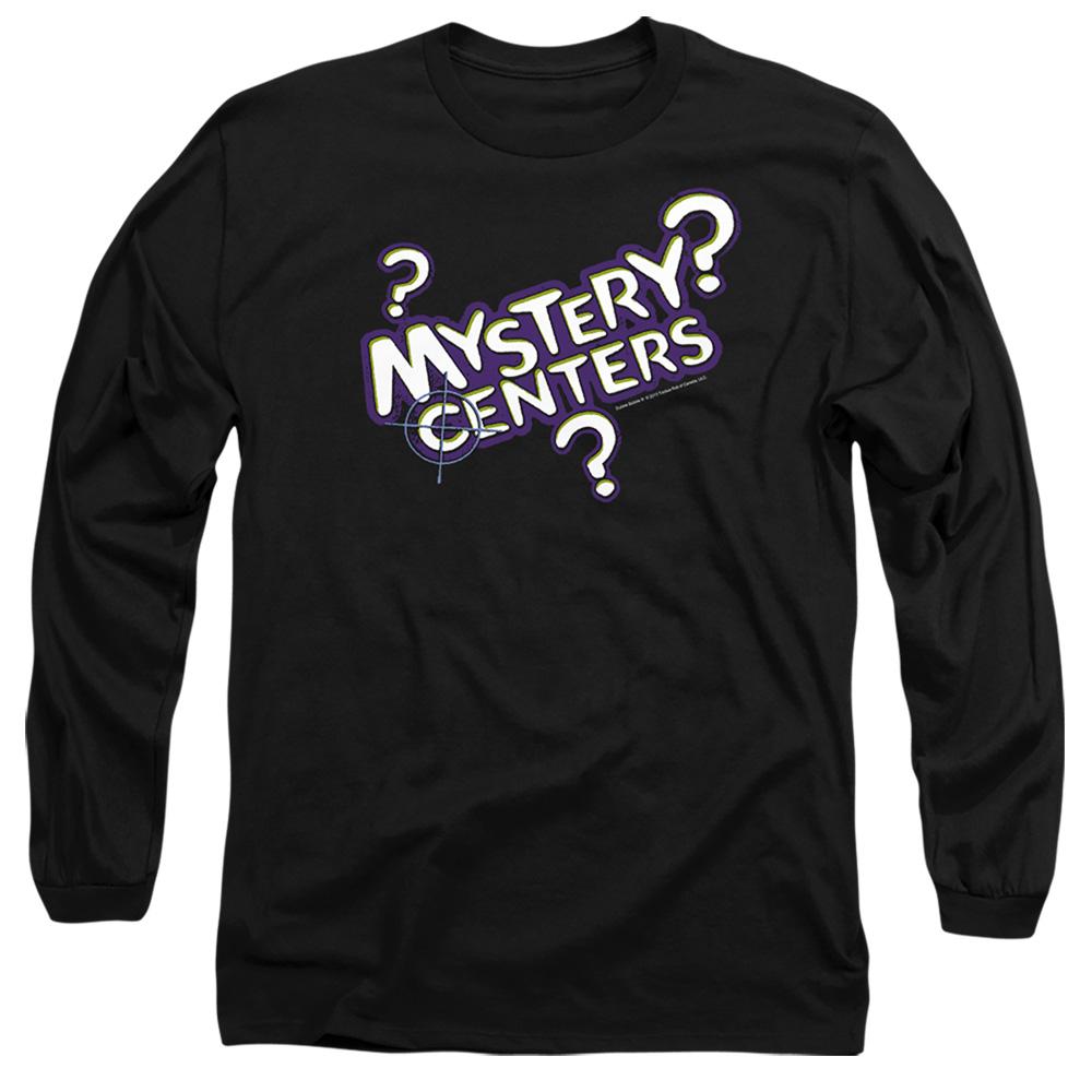 Black - Front - Dubble Bubble Unisex Adult Mystery Centers T-Shirt