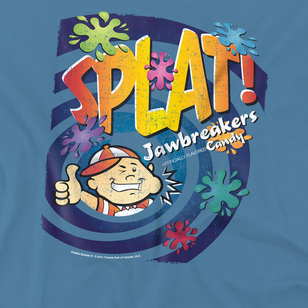 Carolina Blue - Pack Shot - Dubble Bubble Unisex Adult Splat Jawbreakers T-Shirt