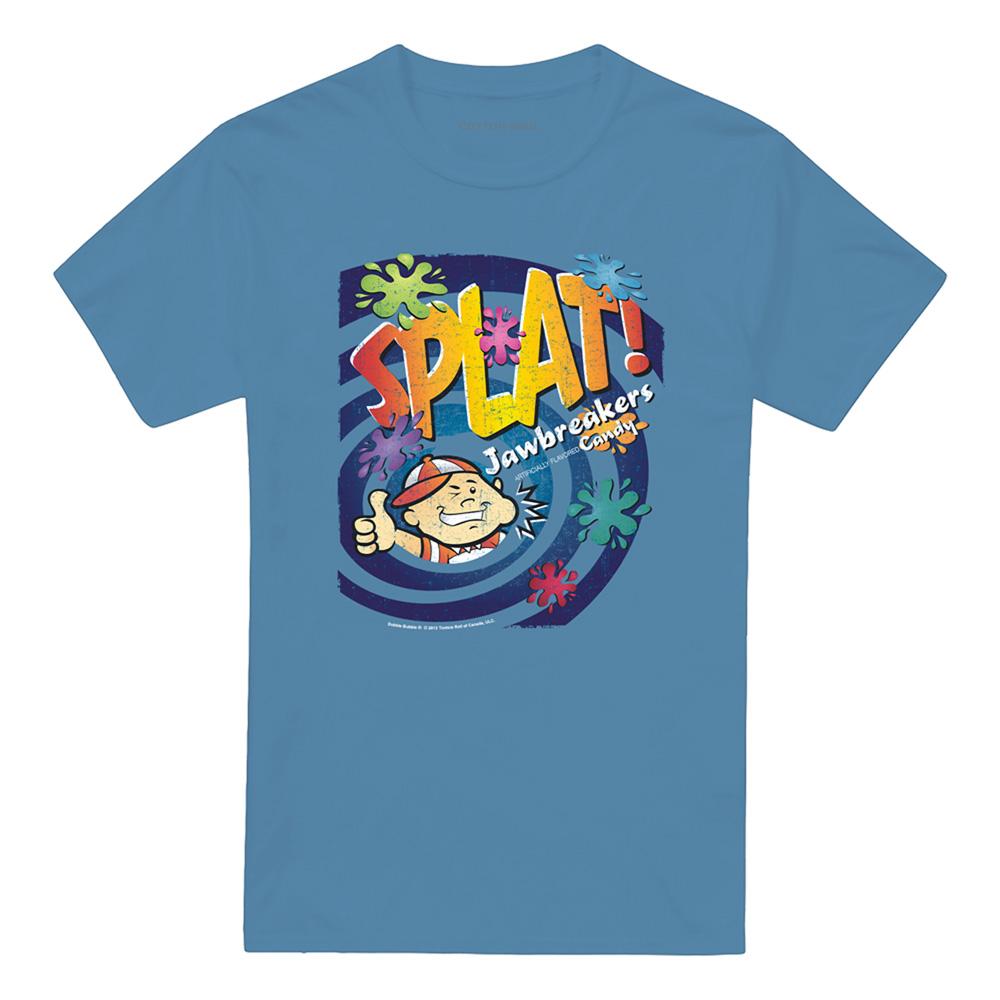 Carolina Blue - Front - Dubble Bubble Unisex Adult Splat Jawbreakers T-Shirt