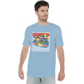 Light Blue - Side - Dubble Bubble Unisex Adult Surfn Usa Gum T-Shirt