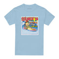 Light Blue - Front - Dubble Bubble Unisex Adult Surfn Usa Gum T-Shirt
