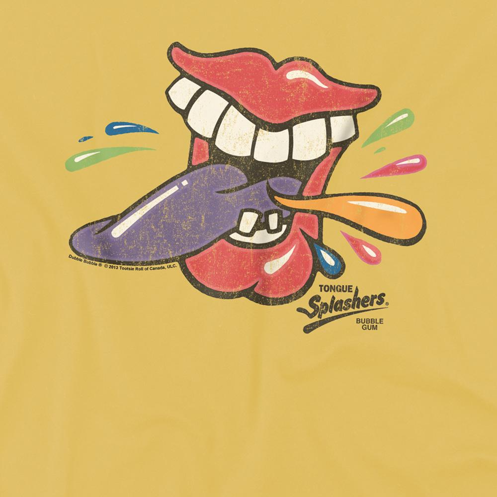 Banana Yellow - Pack Shot - Dubble Bubble Unisex Adult Rolling Tongue T-Shirt