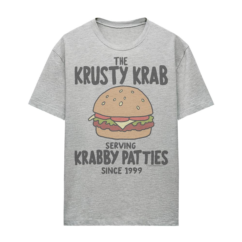 Athletic Heather - Front - SpongeBob SquarePants Womens-Ladies Krabby Patties Heather T-Shirt