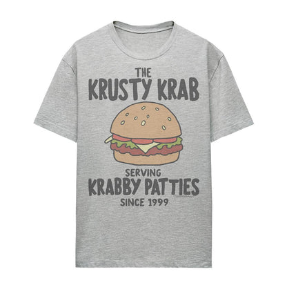 Athletic Heather - Front - SpongeBob SquarePants Womens-Ladies Krabby Patties Heather T-Shirt