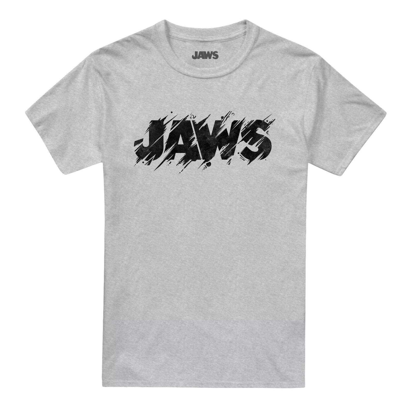 Sports Grey - Front - Jaws Mens Thrash T-Shirt