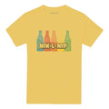 Banana Yellow - Front - Dubble Bubble Unisex Adult Vintage T-Shirt