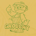 Banana Yellow - Side - Sesame Street Unisex Adult Grouchy T-Shirt