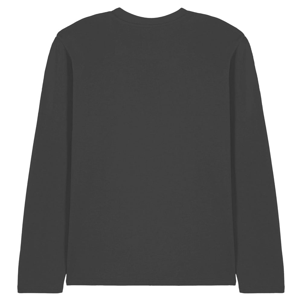 Charcoal - Back - Dubble Bubble Mens Mega Mouth Long-Sleeved T-Shirt