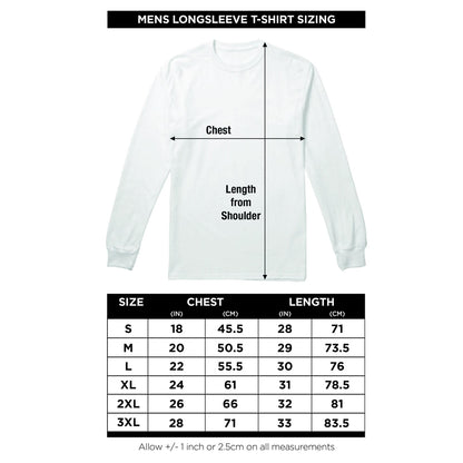 Charcoal - Side - Dubble Bubble Mens Mega Mouth Long-Sleeved T-Shirt