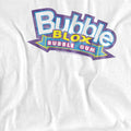 White-Black - Side - Dubble Bubble Unisex Adult Bubble Blox Ringer T-Shirt