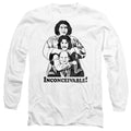 White - Front - The Princess Bride Unisex Adult Inconceivable! Long-Sleeved T-Shirt